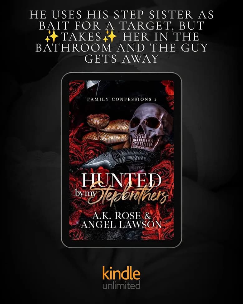 Promotional graphic for Hunted by My Stepbrothers