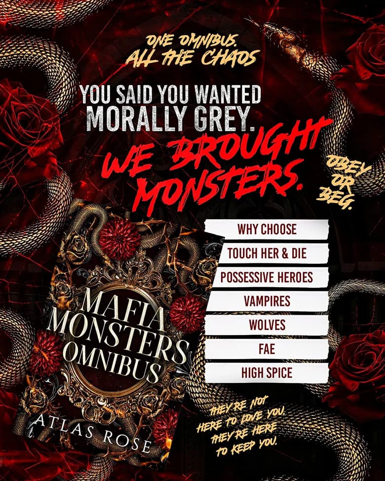 Mafia Monsters Omnibus by Atlas Rose promotional graphic