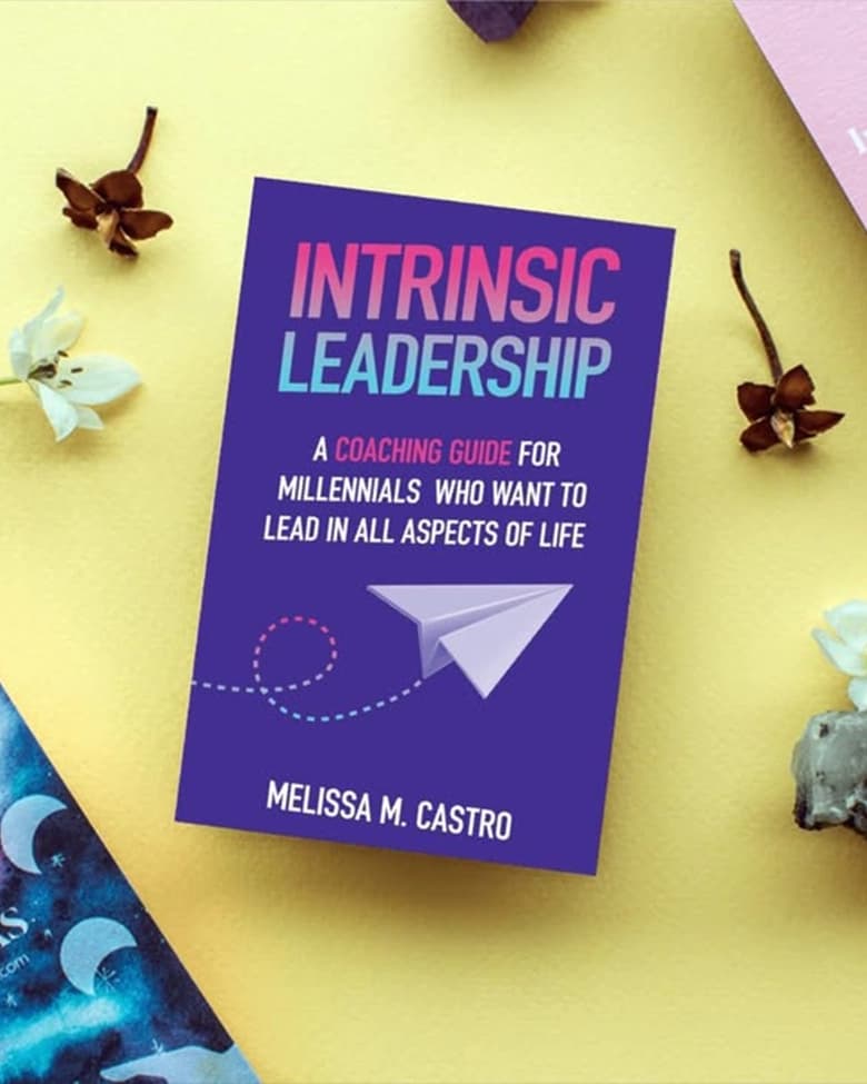 Intrinsic Leadership by Melissa M. Castro on a yellow background