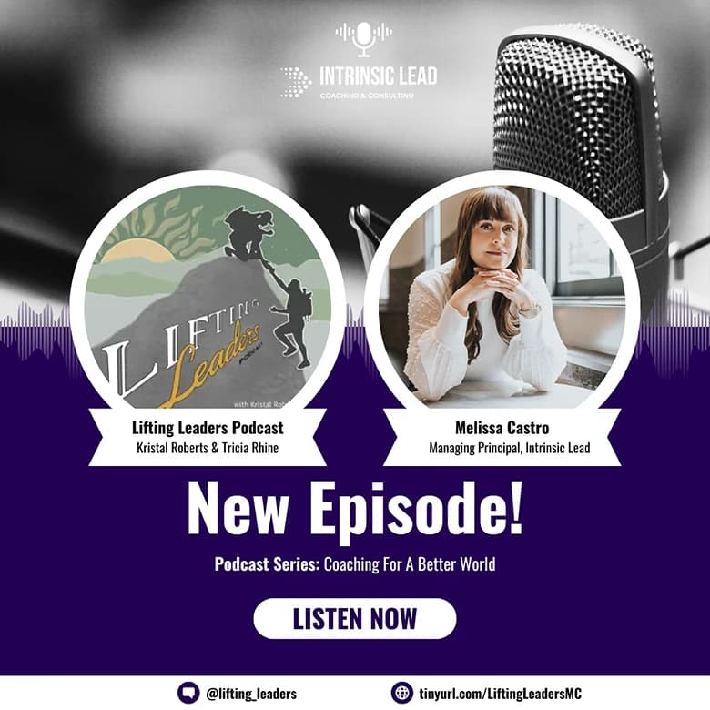 Lifting Leaders podcast announcement featuring Melissa Castro